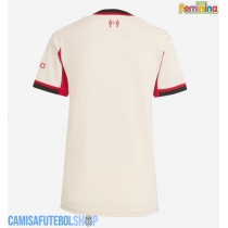 Camisa de time de futebol Liverpool Replicas 2º Equipamento Feminina 2025-26 Manga Curta